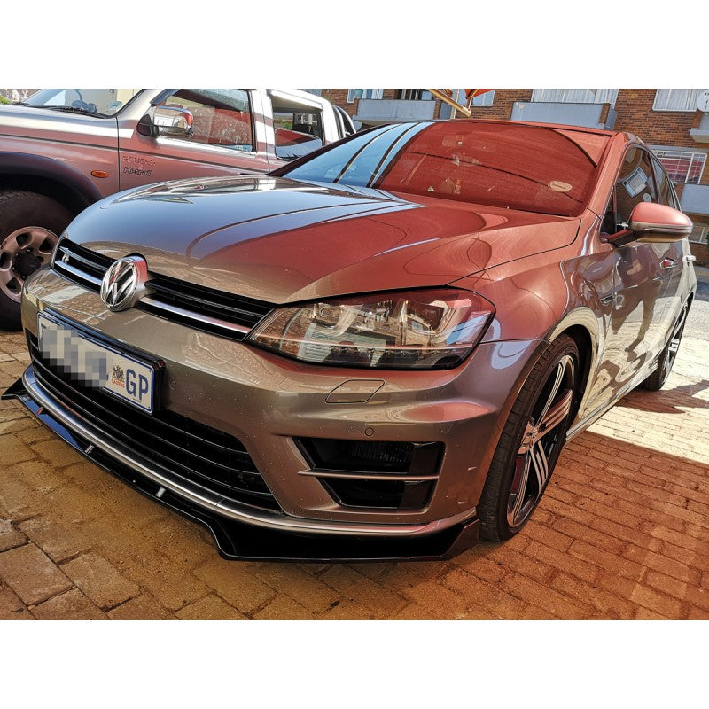 Golf 7R MX style 3pcs front lip