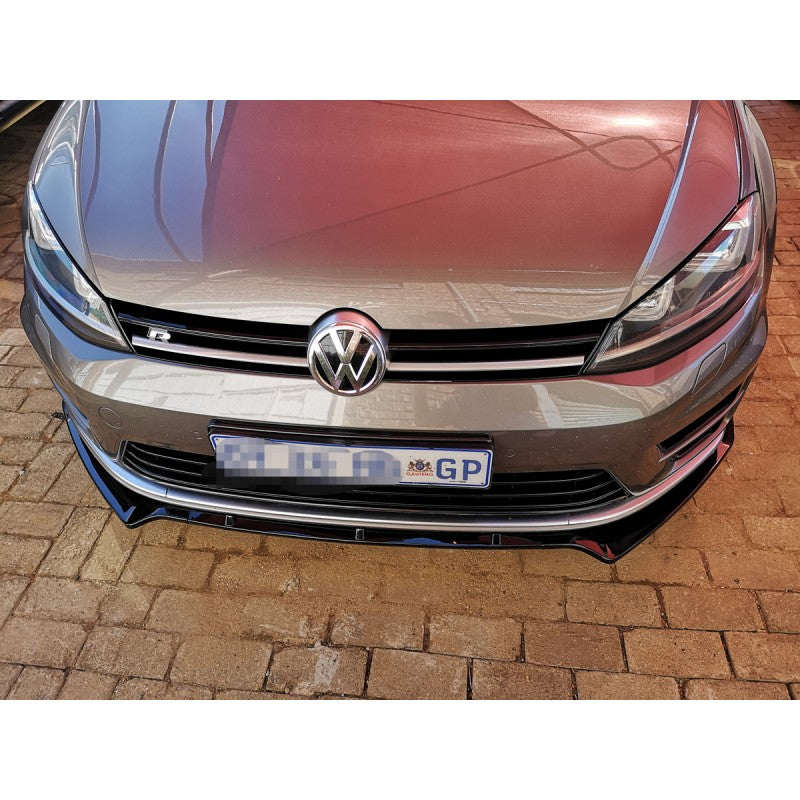 Golf 7R MX style 3pcs front lip