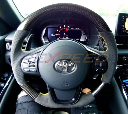 Supra GR 2020+ Dry Carbon Steering Wheels Shift Paddles Full Replacement