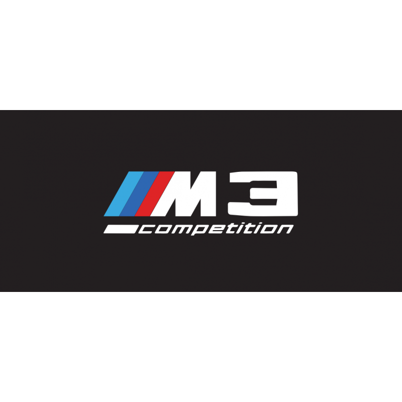 M3 competition welcome door light (upgrade glass lens)