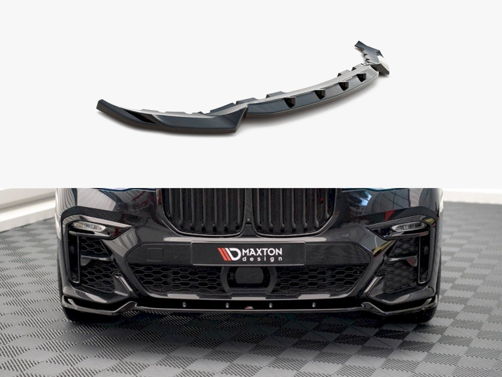 Front Splitter V.2 compatible with BMW X7 M-Pack G07 - 1