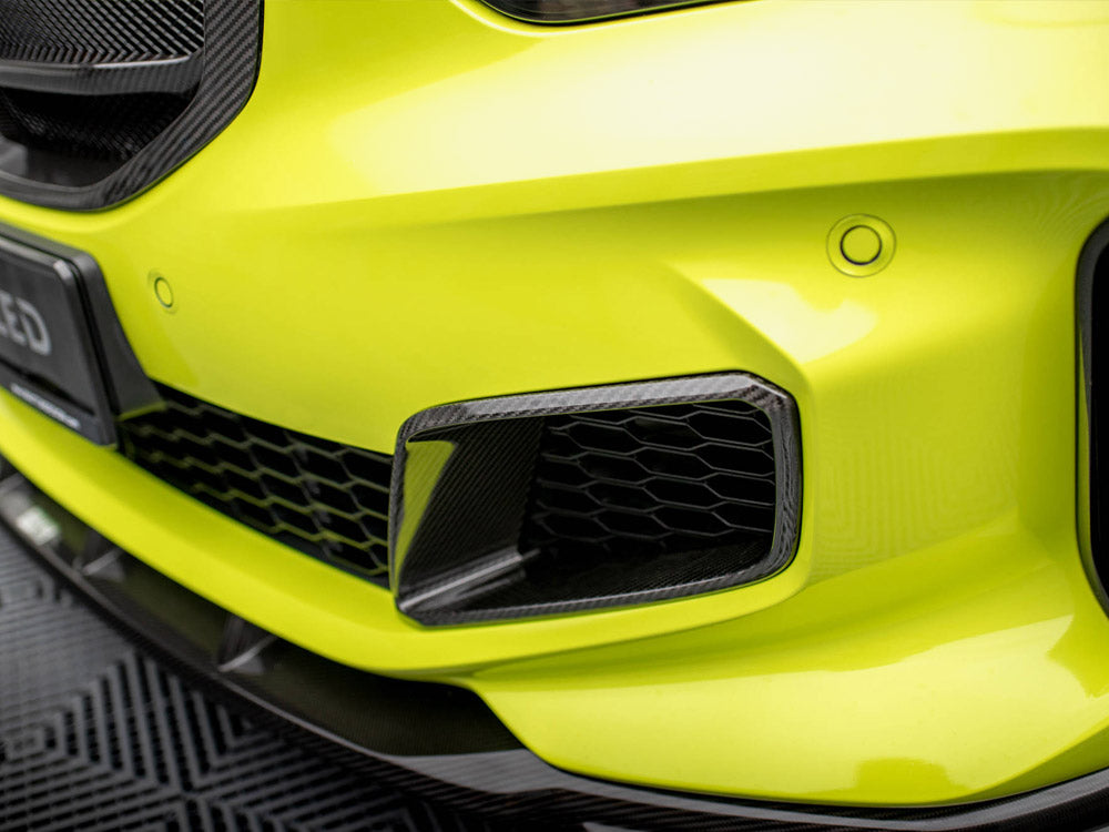 Carbon Fiber Front Bumper Side Vents compatible with BMW 1 F40 M-Pack / M135i - 5