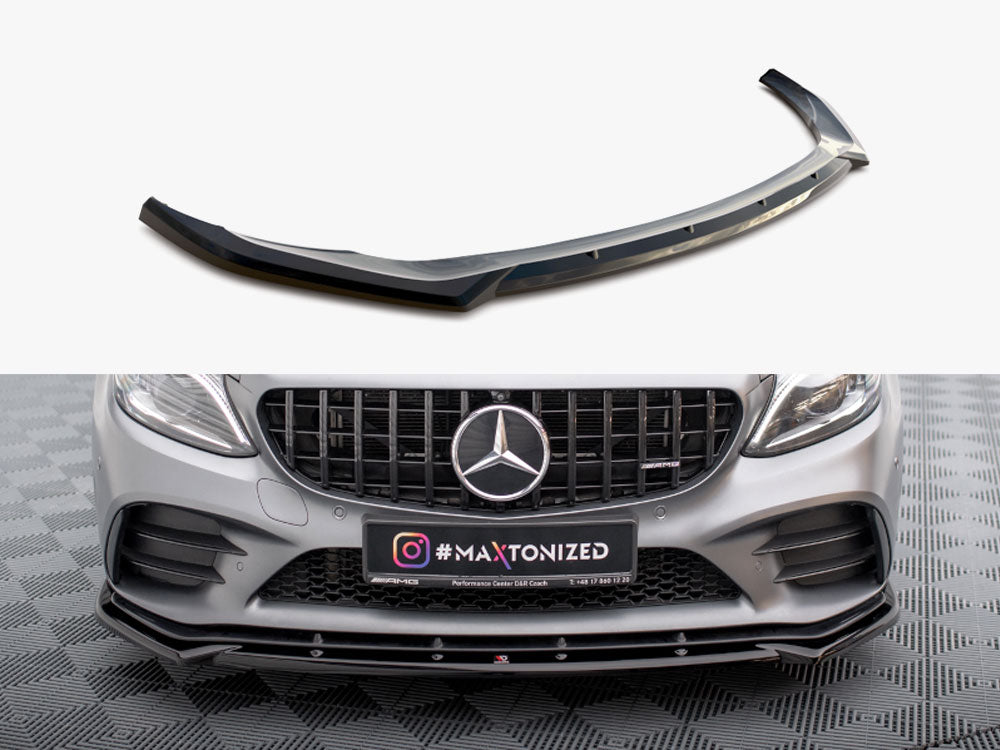 Maxton Mercedes-AMG C43 C205 W205 S205 Facelift front splitter