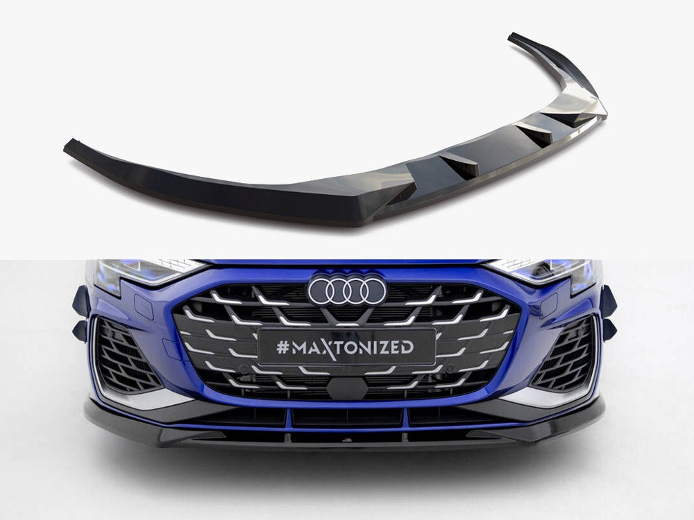 Maxton Design Front Splitter V.1 Audi A3 S Line Sedan S3 Sedan 8Y Facelift