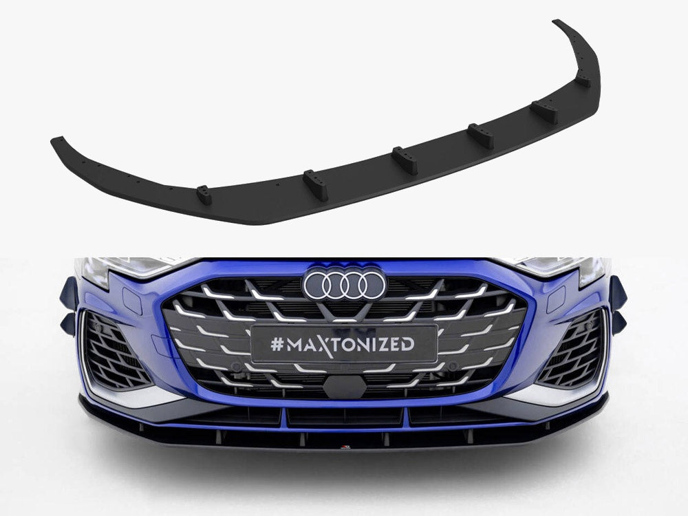 Maxton Design Street PRO front splitter Audi A3 S Line Sedan S3 Sedan 8Y Facelift