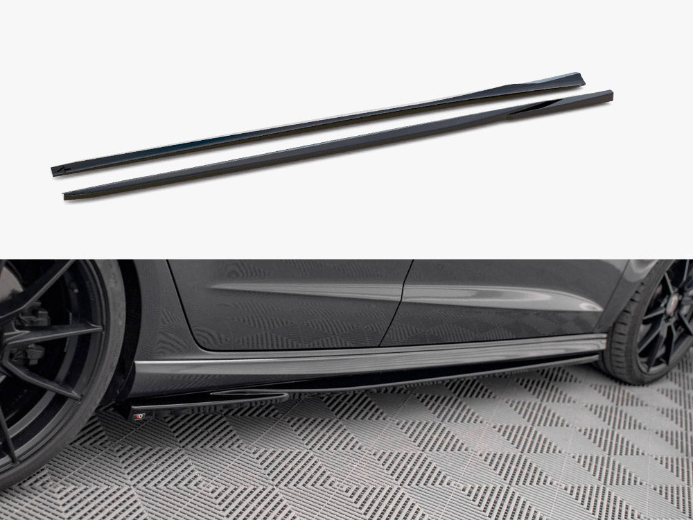 Maxton Design Side Skirt Diffusers V.2 Audi S3 A3 S Line Sportback 8V