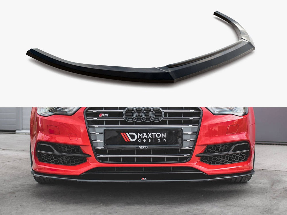 Maxton Design Front Splitter V.1 Audi S3 A3 S Line Sedan Cabrio 8V