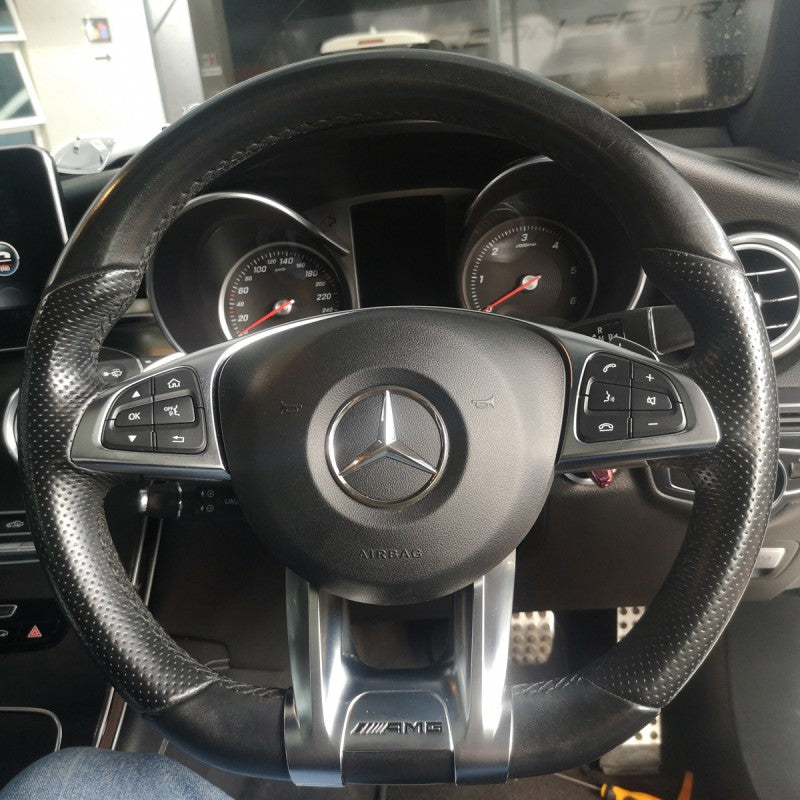 Mercedes benz 19+ AMG steering trim (silver)