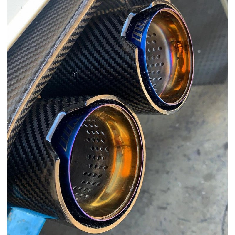 60-90mm (Blue) MP style carbon fiber tailpipe