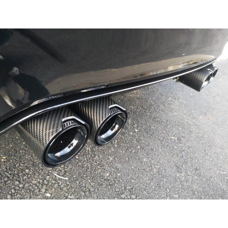 67-90mm (Black) MP style carbon fiber tailpipe