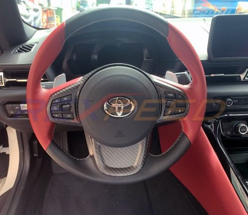 Supra GR 2020+ Dry Carbon Steering Wheel Cover