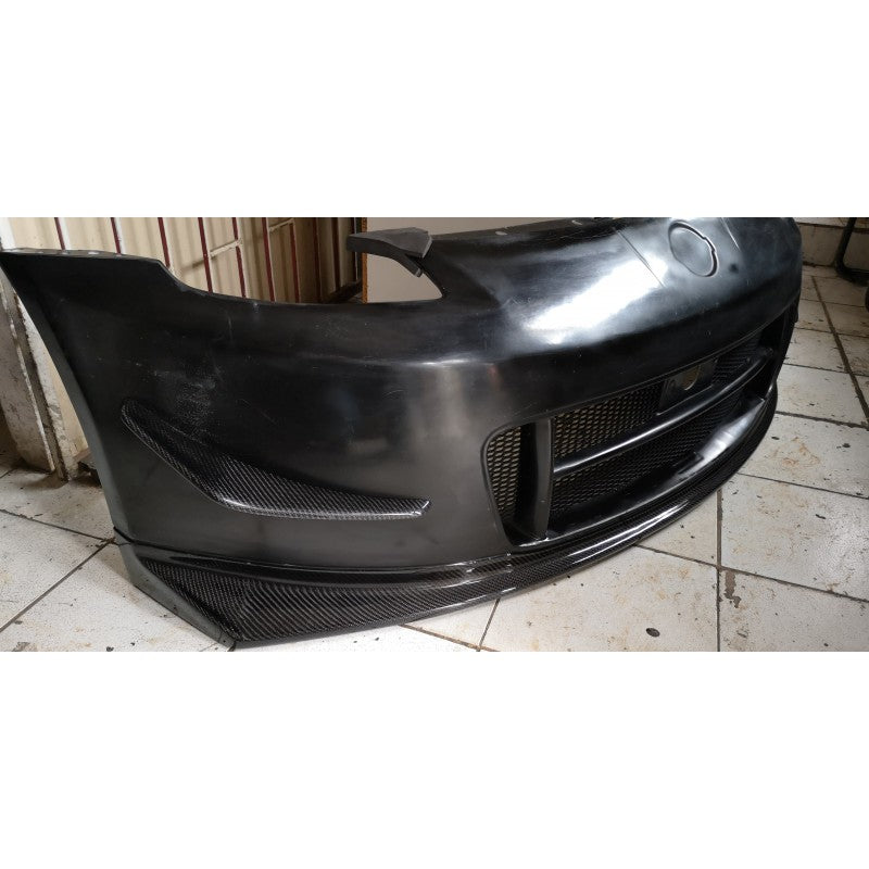 Nissan 350Z Nismo V2 style front bumper w/carbon lip & canards