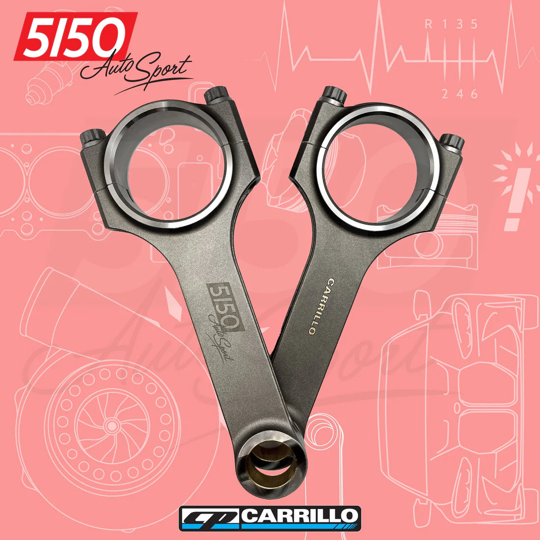 CP-Carrillo Connecting Rod Set, BMW B58 Pro-Xtreme