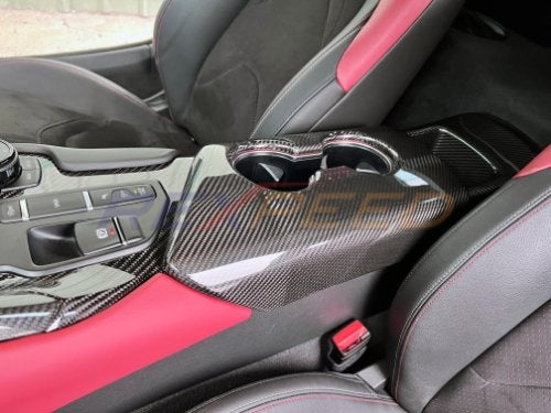 Supra GR 2020+ Dry Carbon Armrest/Cup Holder Cover