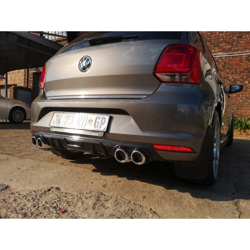 Polo 6 rear diffuser w/pipe