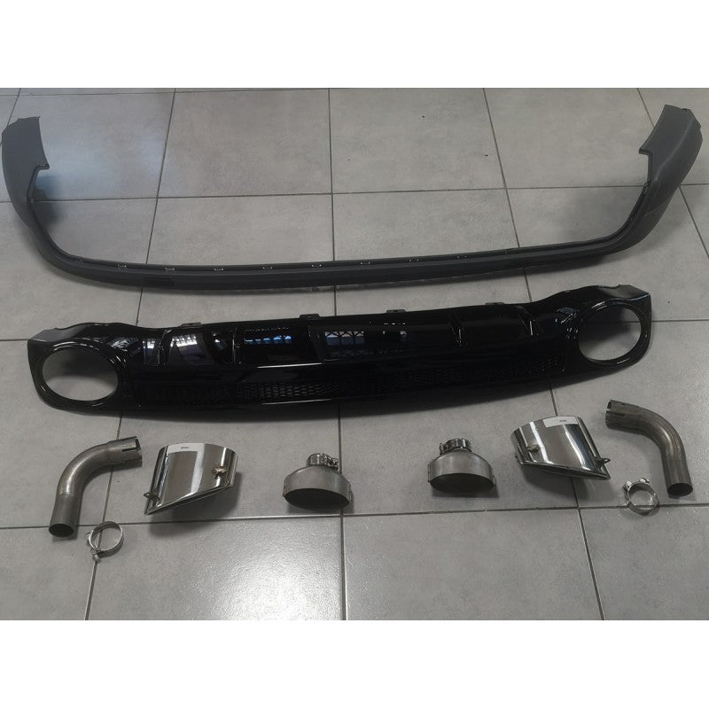 Q5 16-18 RS rear diffuser with tailpipe
