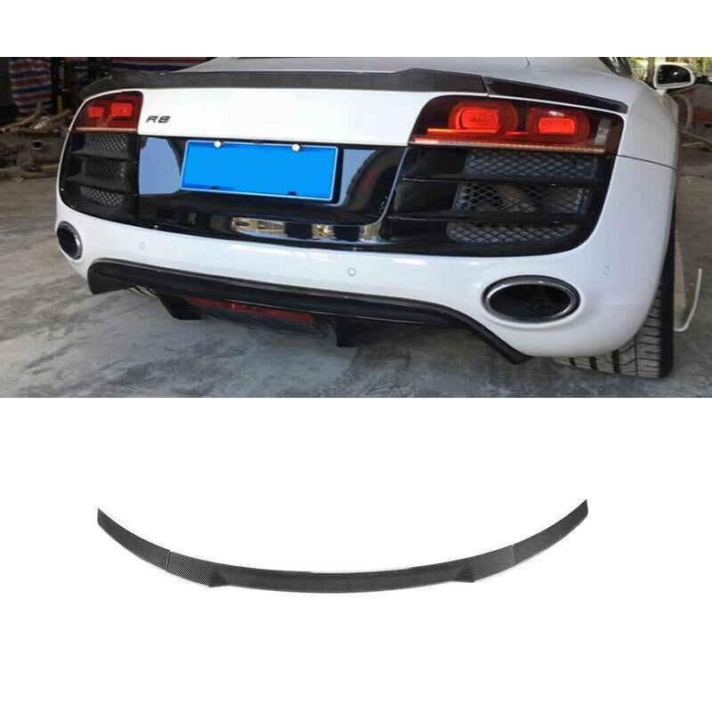 R8 06-15 carbon fiber boot spoiler (3pcs type)