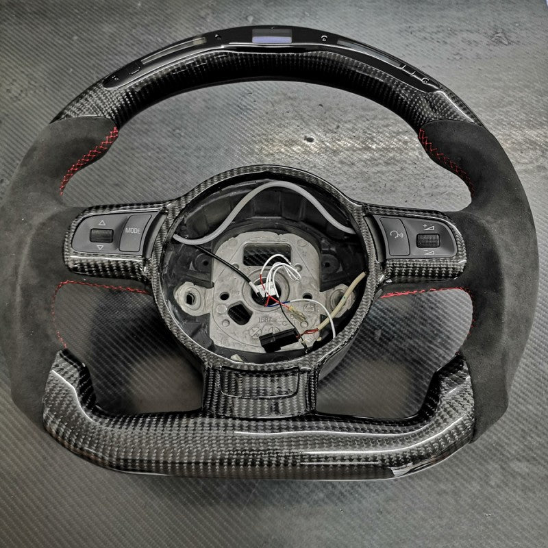 R8 13+ OHC LED carbon fiber steering wheel