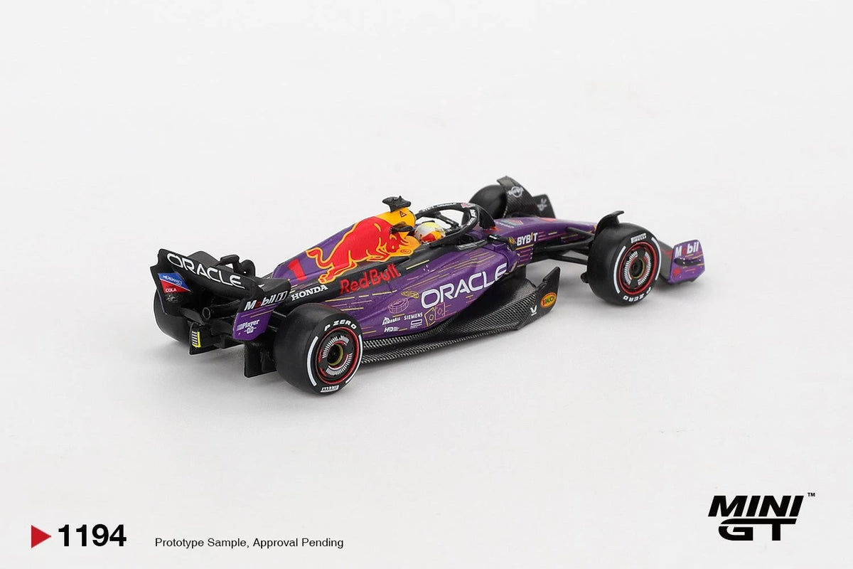Mini GT – Oracle Red Bull RB19 No1 Max 2023 Winner – product view 3