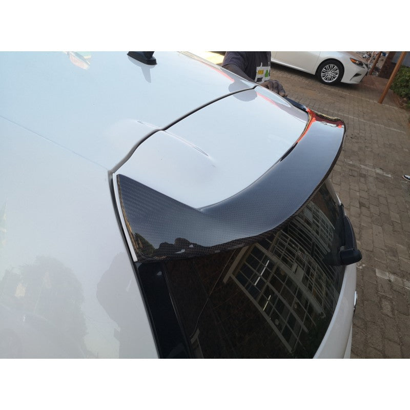 Scirocco C style carbon fiber roof spoiler