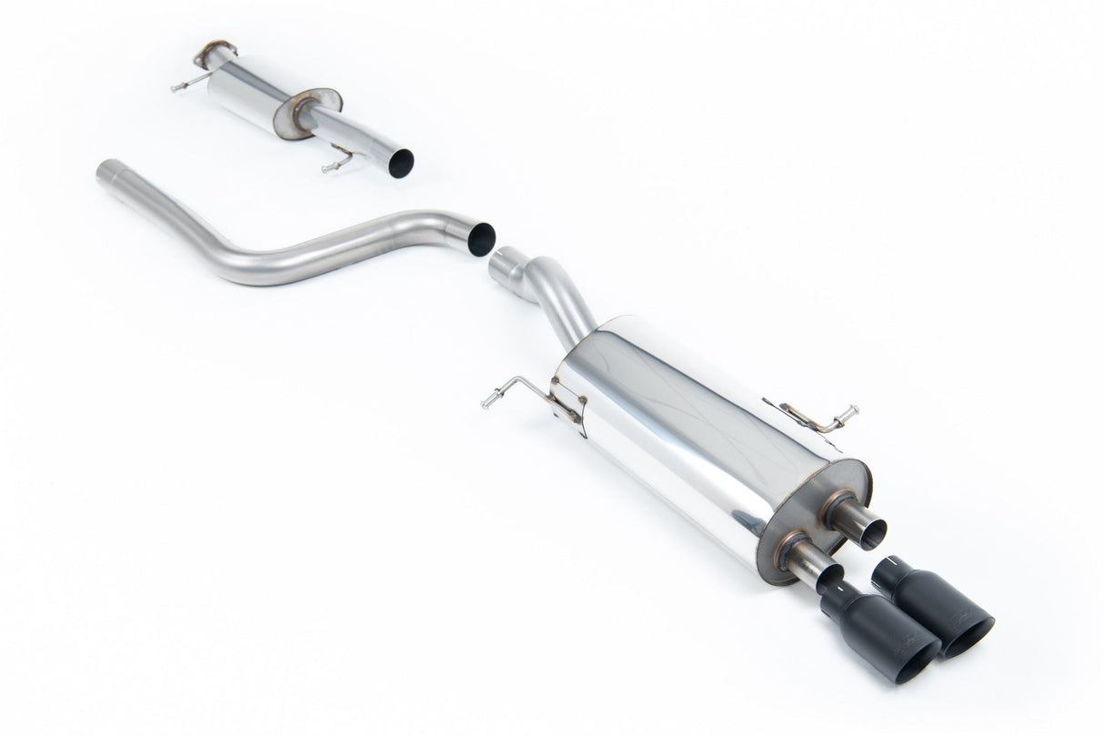 MILLTEK SPORT RESONATED CAT-BACK EXHAUST SYSTEM WITH TITANIUM TIPS FIESTA ST180
