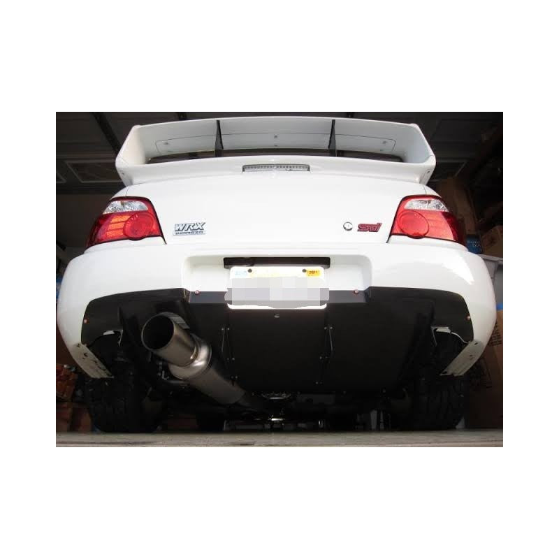 Subaru Impreza GD HKS-style rear diffuser