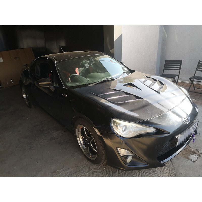 Toyota FT86 / BRZ Varis style carbon fiber bonnet