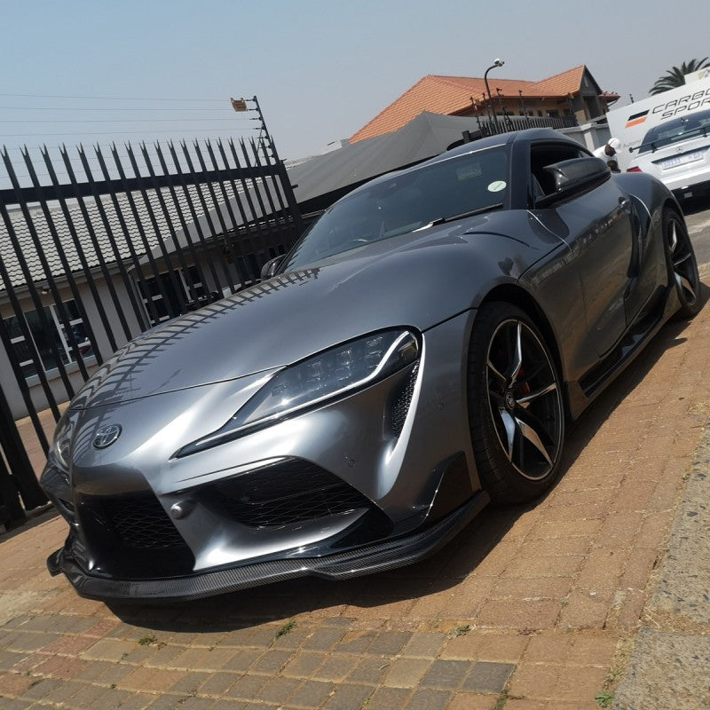 Toyota Supra A90 MX-V1 carbon fiber front lip