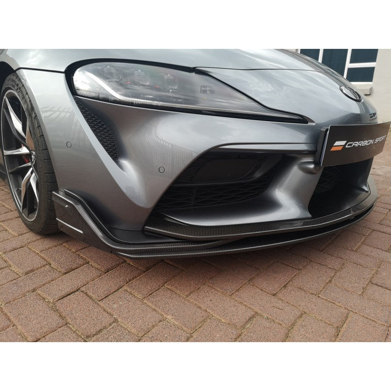 Toyota Supra A90 MZ speed-style 4pcs carbon fiber front lip