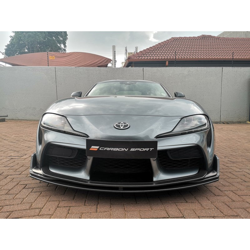 Toyota Supra A90 MZ speed-style 4pcs carbon fiber front lip