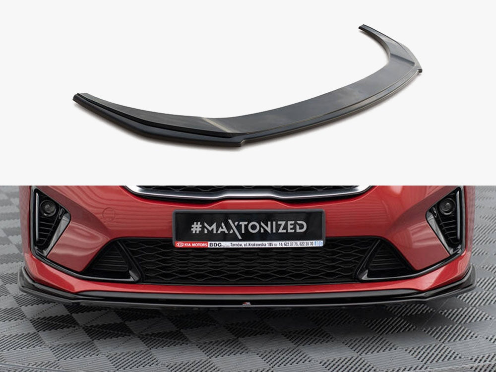 MAXTON DESIGN FRONT SPLITTER KIA CEED GT / GT-LINE MK3 / PROCEED MK1