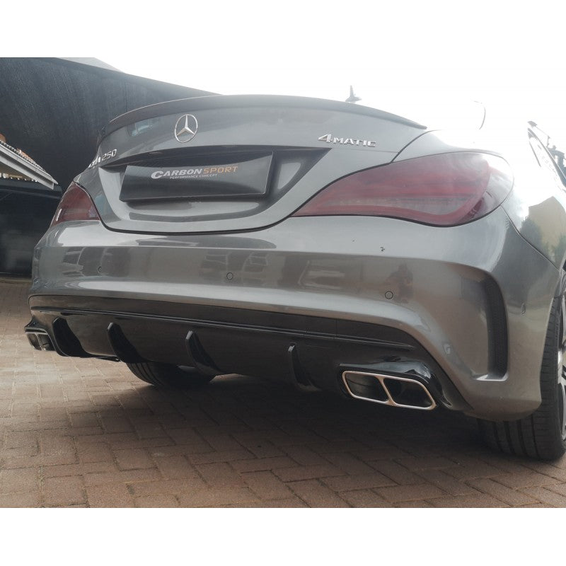 W117 CLA AMG rear diffuser w/tailpipe