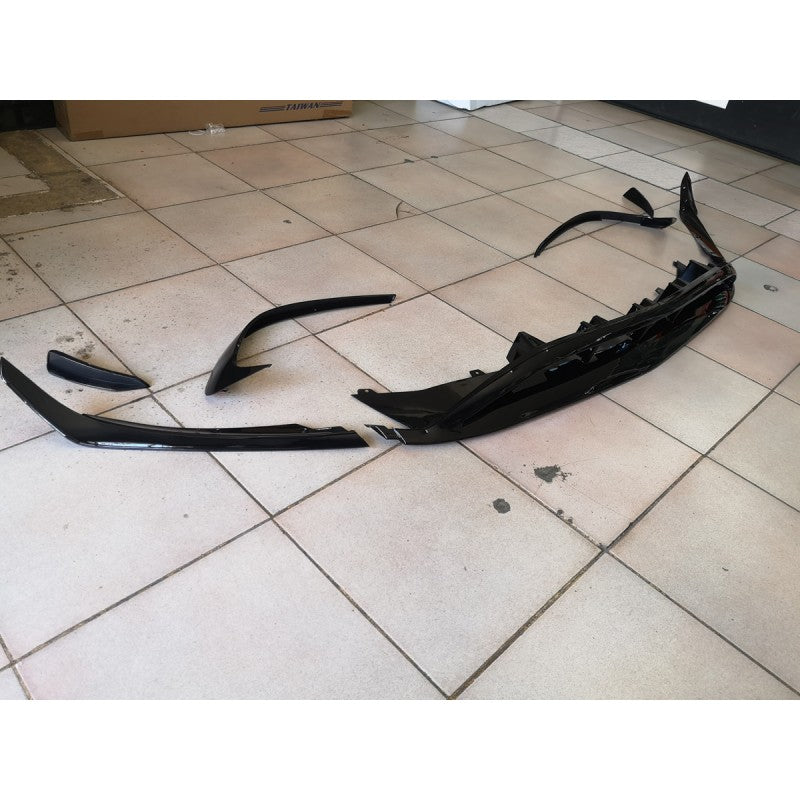 W176 16-18 AMG 7pcs front lip w/canards
