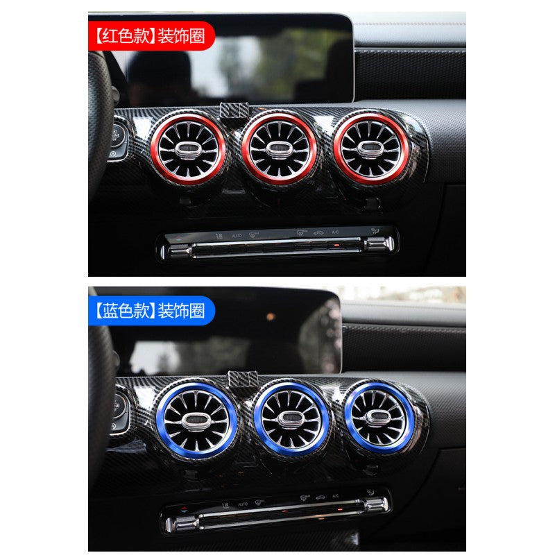W177 Air vent ring (Red)