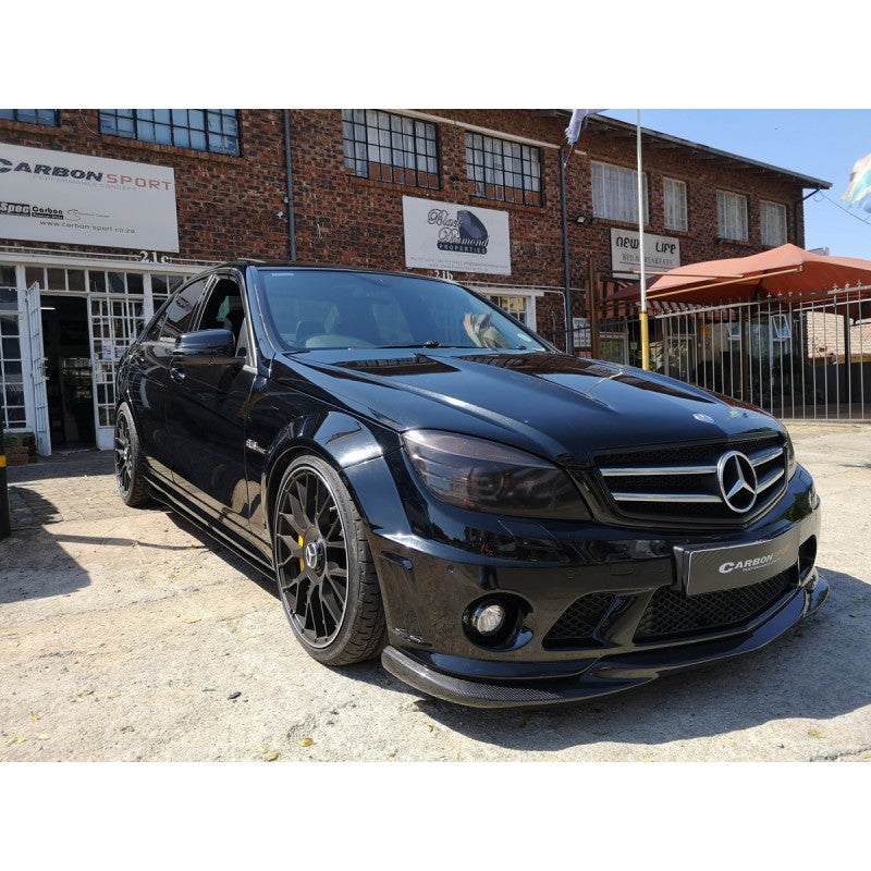 W204 08-11 C63 GH-style carbon fiber front lip