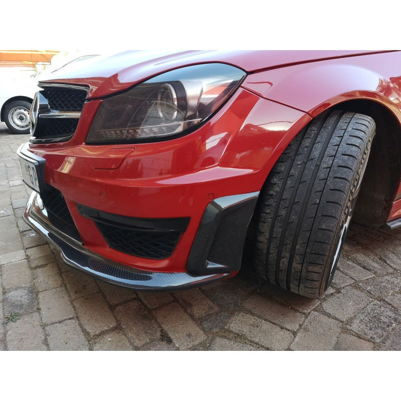 W204 12-15 C63 front bumper carbon side vent