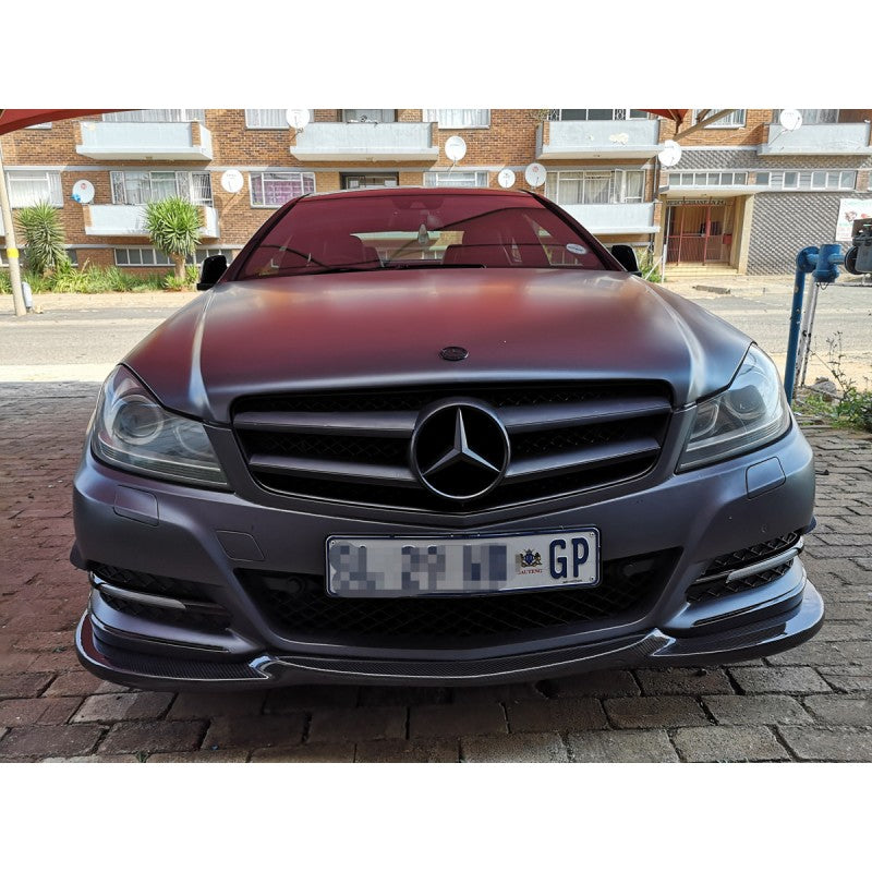 W204 12-15 non-AMG GH-style carbon fiber front lip