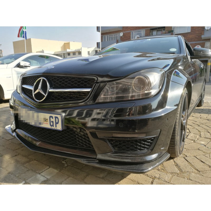 W204 C63 12-15 GH-style carbon fiber front lip