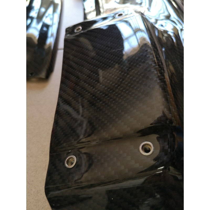 W204 C63 carbon fiber intake covers