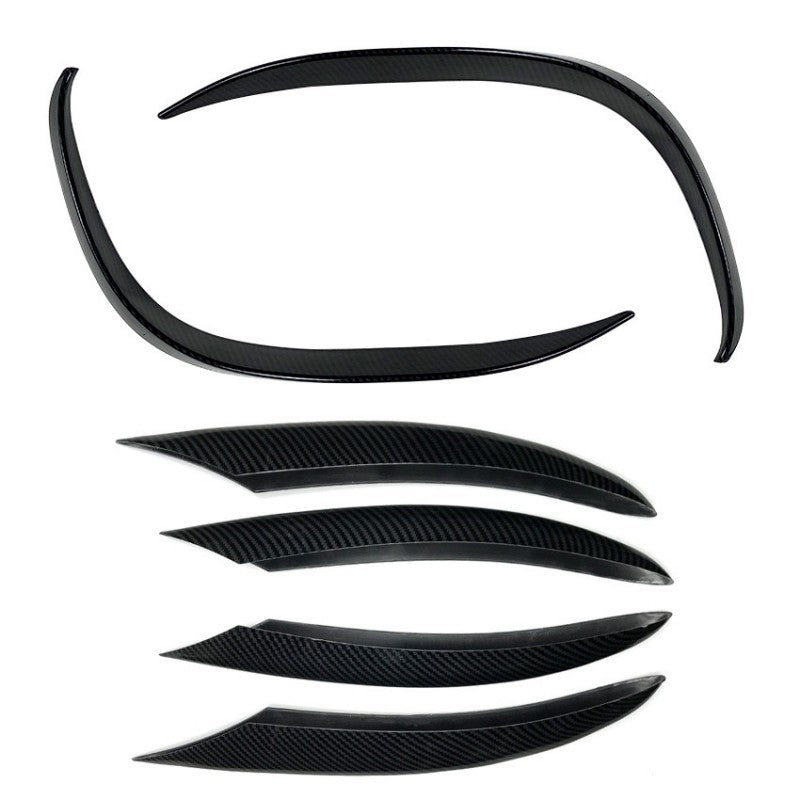 W205 19-21 6pcs front bumper canards