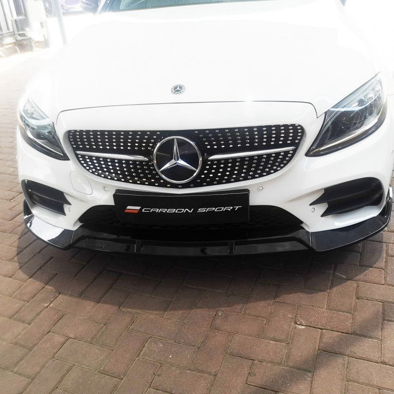 W205 19+ AMG B-style 3pcs front lip