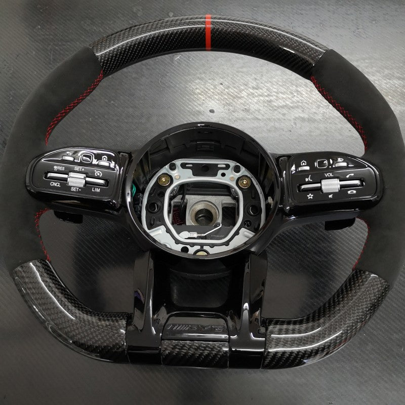W205 19+ AMG OHC carbon fiber steering wheel