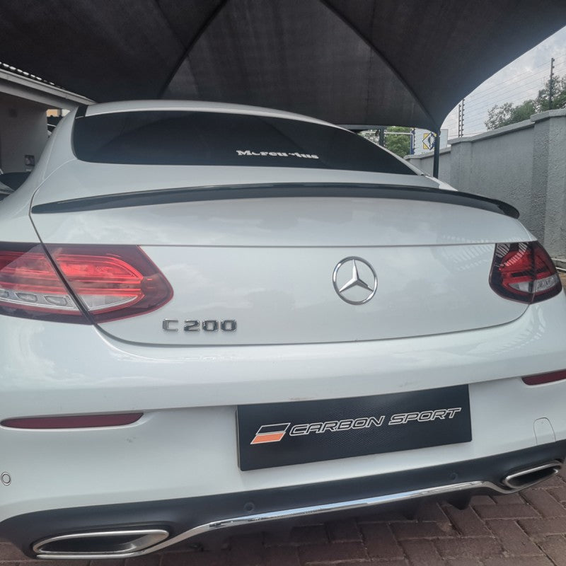 W205 4D AMG style boot spoiler