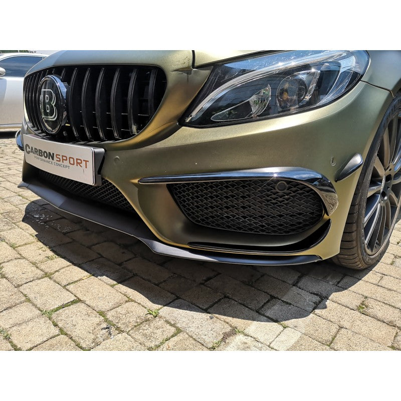 W205 15-18 AMG front bumper 6pcs canards
