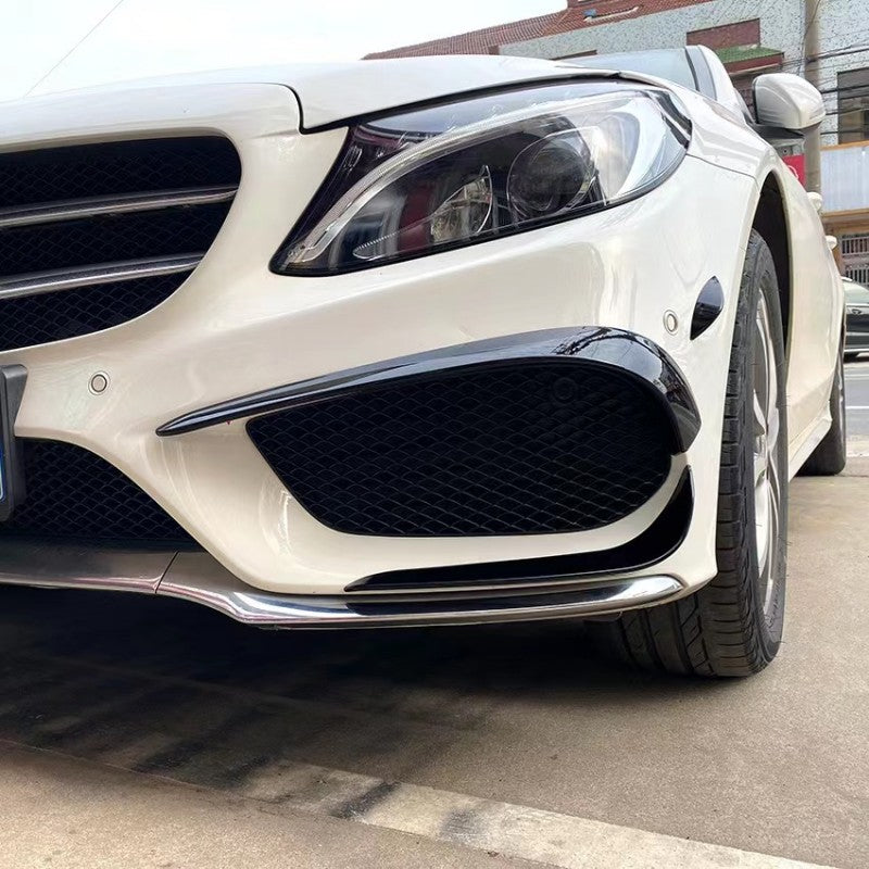 W205 15-18 AMG front bumper 6pcs canards