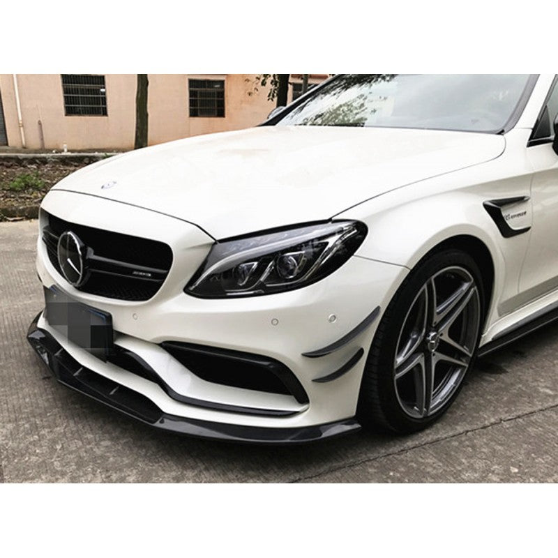 W205 C63 PSM-style carbon fiber front lip