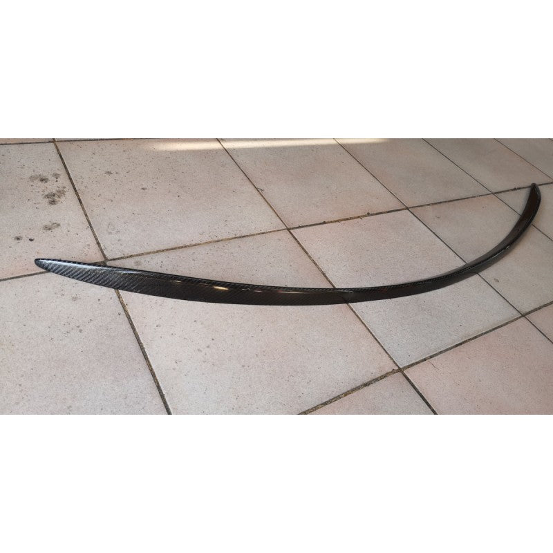 W205 C63 style carbon fiber boot spoiler