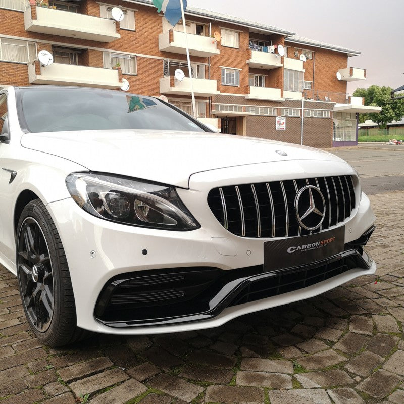 W205 C63 style front bumper for non-C63