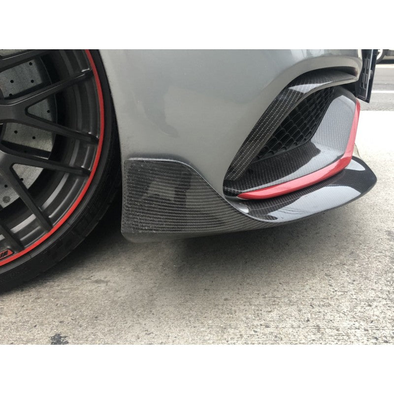 W205 C63 2D B-Style carbon fiber front lip