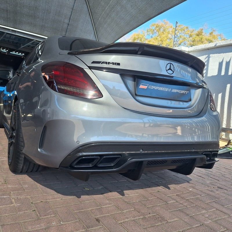 W205 PSM style rear diffuser